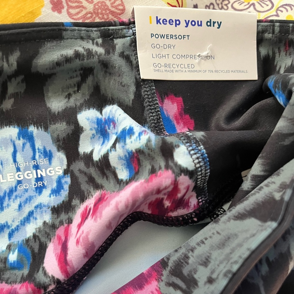 Powersoft Floral Leggings - Picture 4 of 4